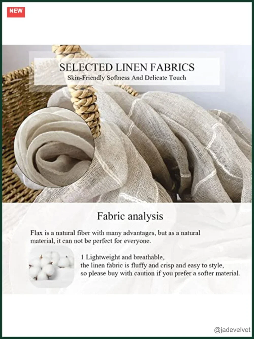 Flax Linen Fashion Scarf Plaid Striped Lightweight Breathable Shawl Wrap